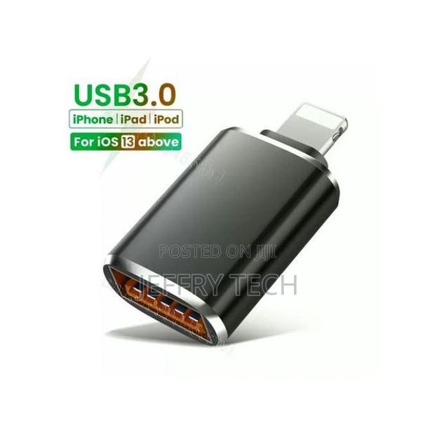 Plustar Usb Male to Usb3.0 Ios Otg Charging Adapter