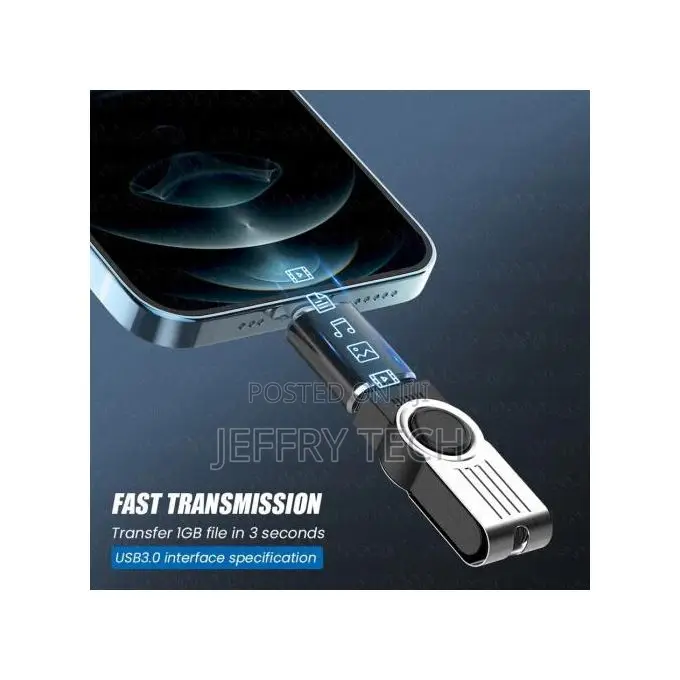 Plustar Usb Male to Usb3.0 Ios Otg Charging Adapter