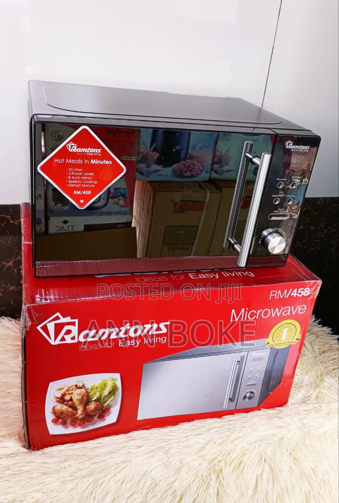 Ramtons Microwave Digital 20litres With Grill Rm310 at 12,500