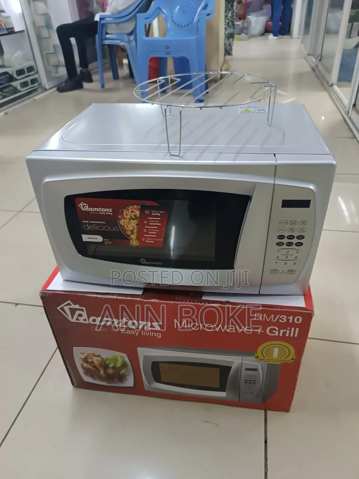 Ramtons Microwave Digital 20litres With Grill Rm310 at 12,500