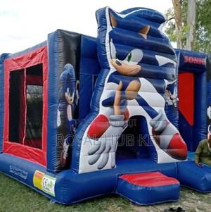 Sonic Hedgehog Theme Bouncing Castles - main view