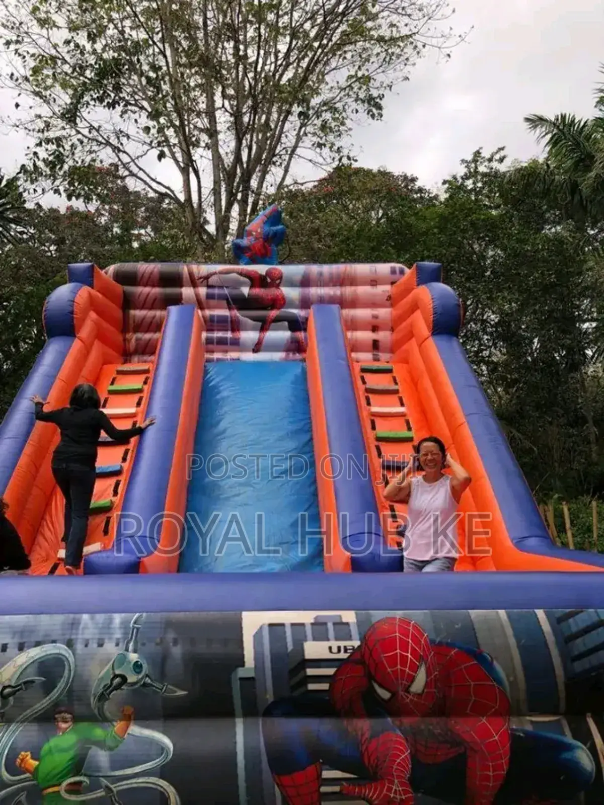 Giant Bouncing Castles With a Slide