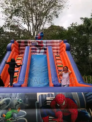 Giant Bouncing Castles With a Slide