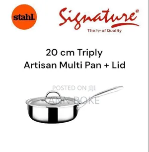 20 Cm Triply Artisan Multi Pan With Lid (Stahl)