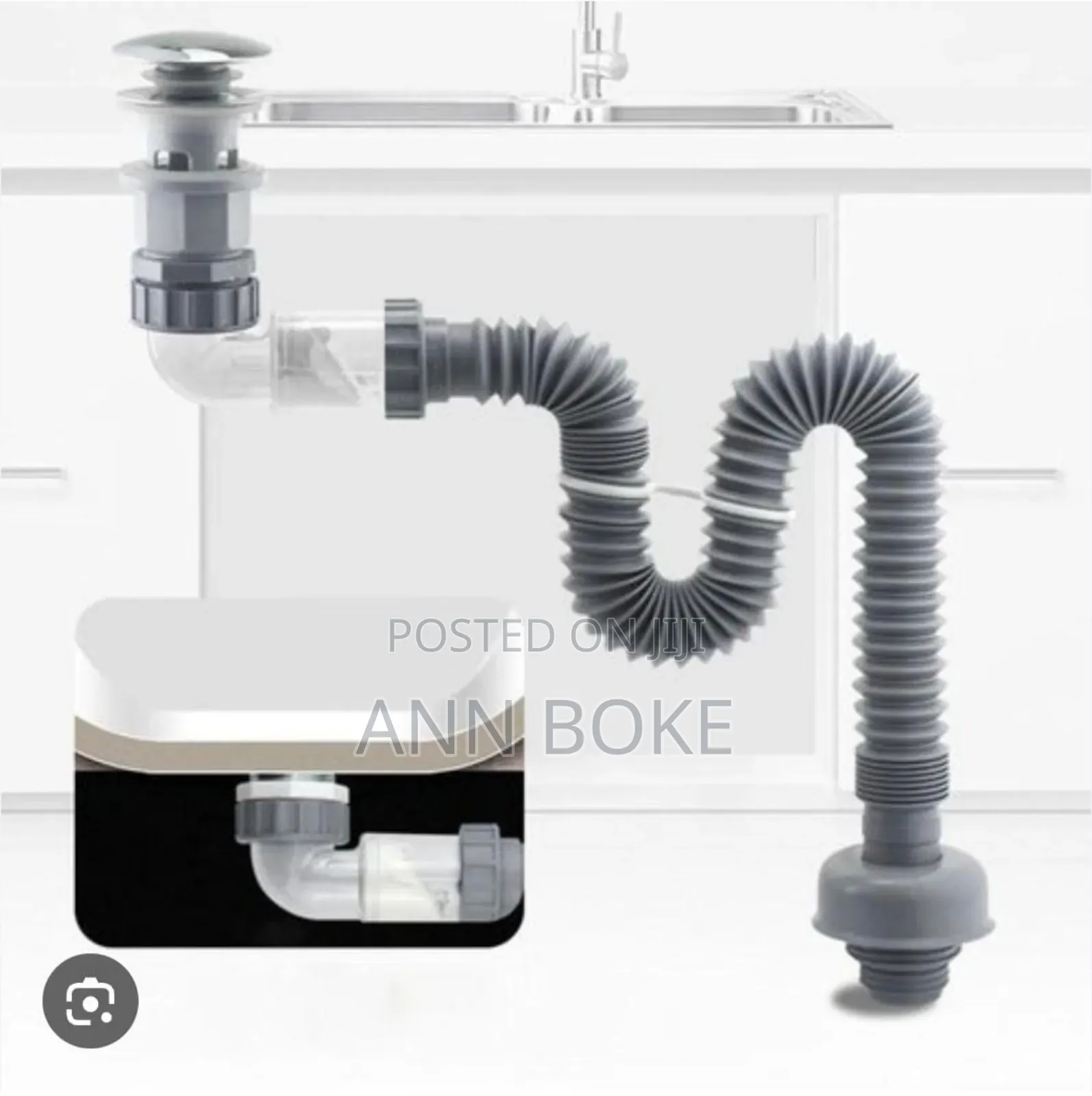 *New Arrival* *Space Saving Sink Drain Magic Bend At