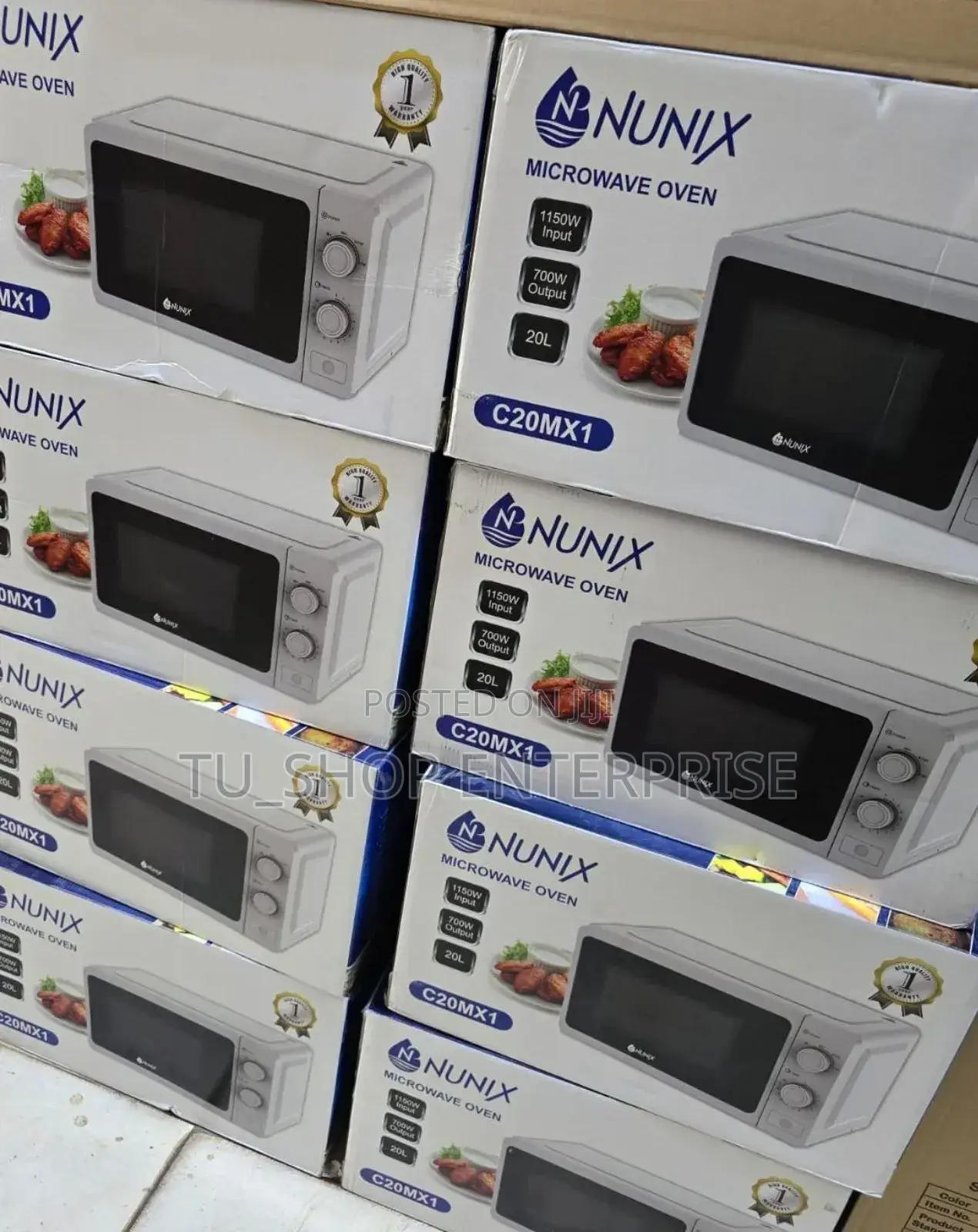 Microwave Oven!!Nunix 20 Litres Manual Setting