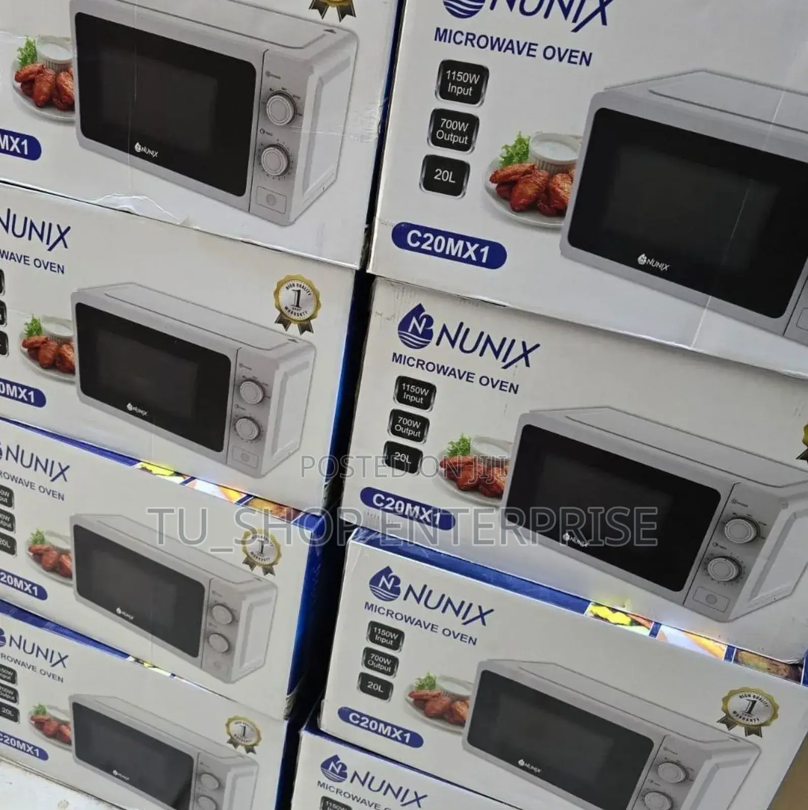 Microwave Oven!!Nunix 20 Litres Manual Setting