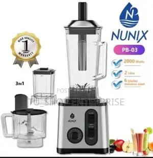Commercial Blender !! Watts Nunix 3 in 1 Commercial Blender
