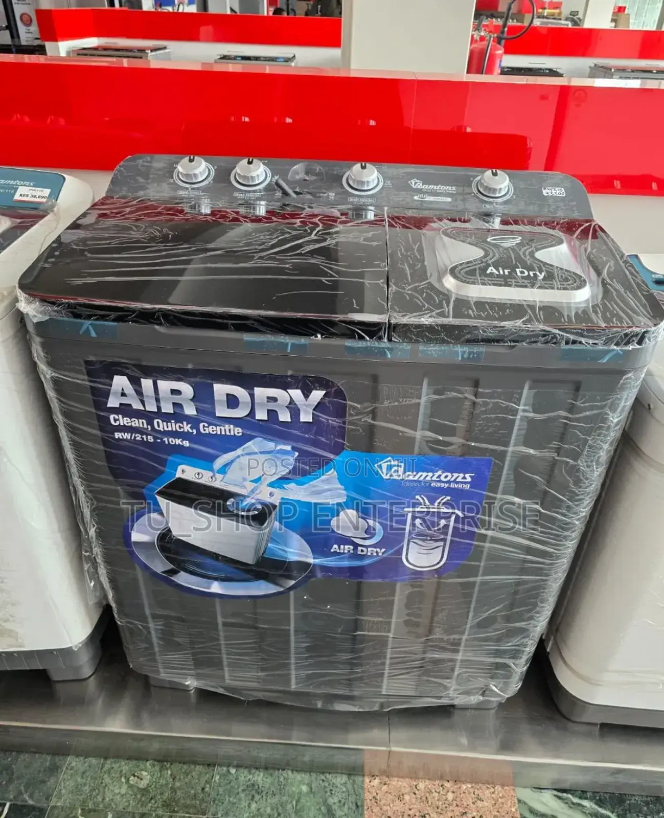 Ramtons 10kgs Top Load Twin Tub Washing Machine