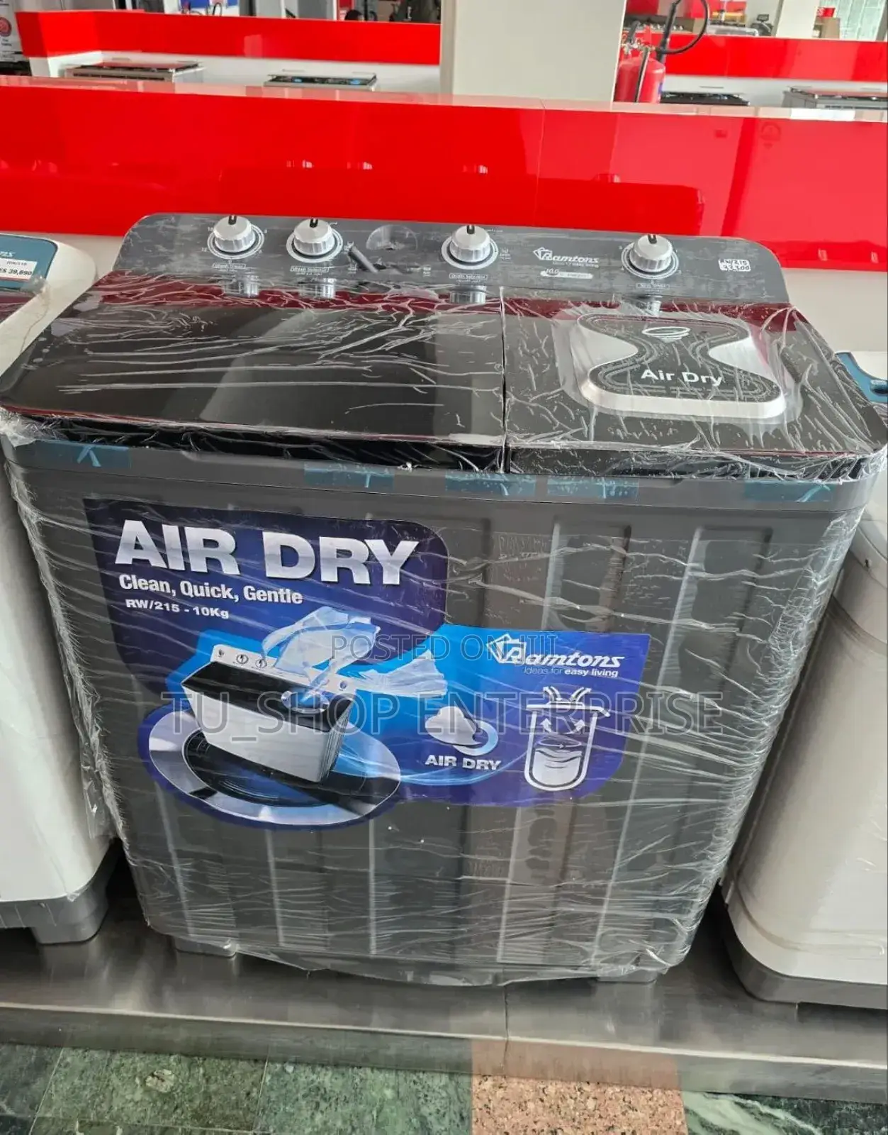 Washing Machine! Ramtons 10kgs Top Load Twin Tub