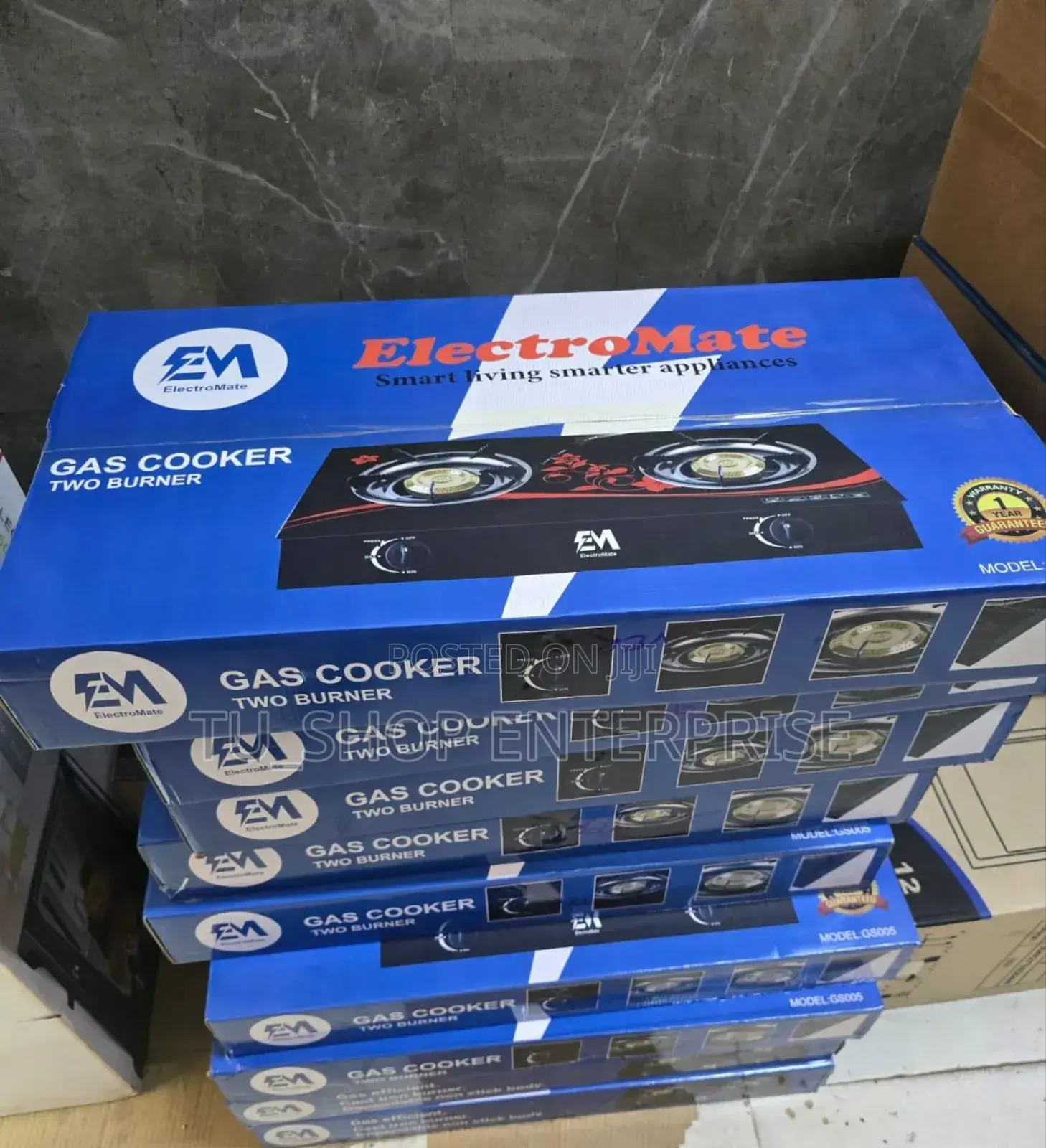 Electromate Glass Double Burner Cooker