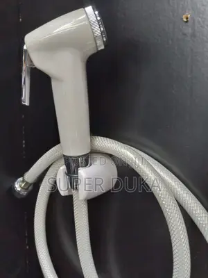 White Bidet. Allflex Raya Royale Shattaf. Arabic Shower