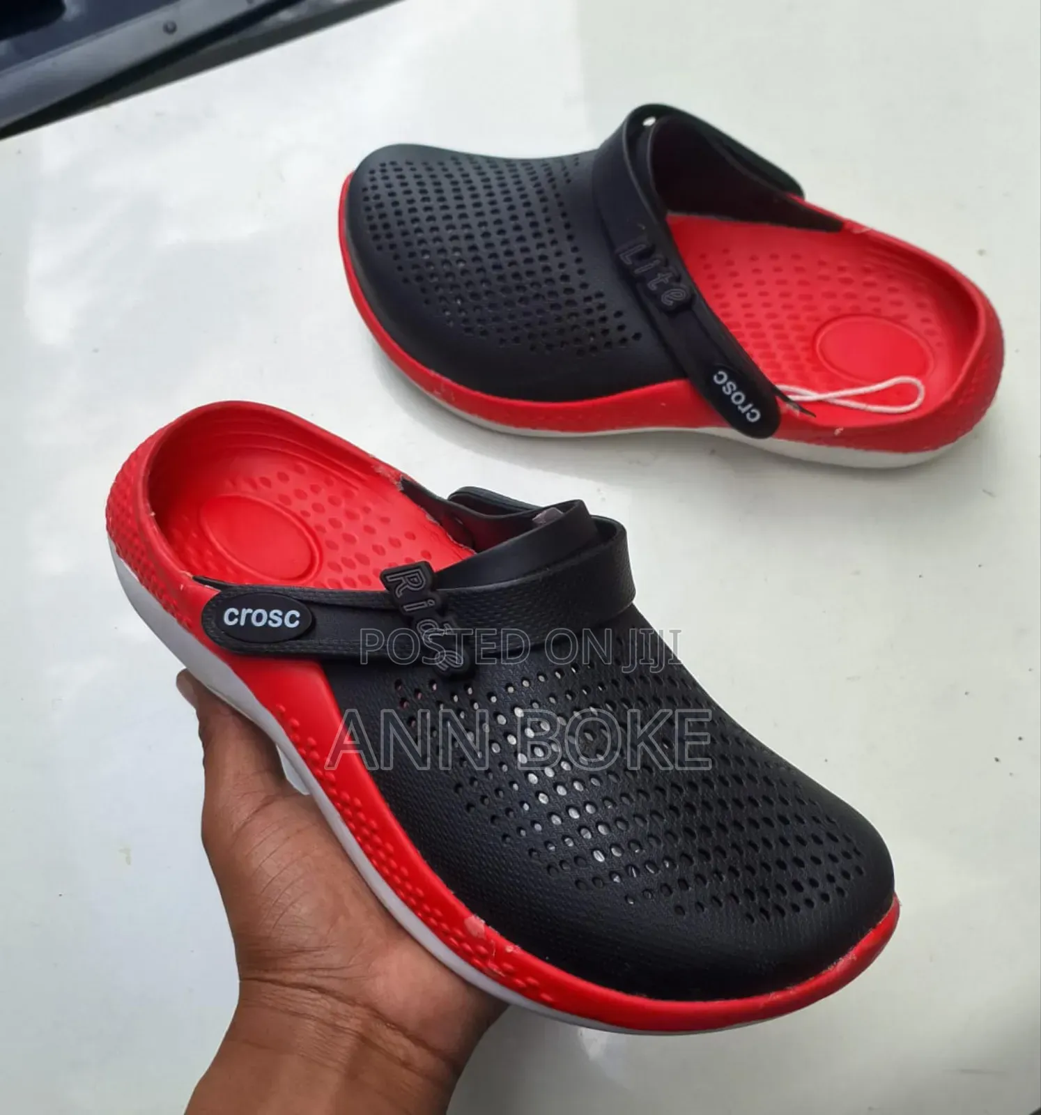 Ride Crocs
Size:40-45 (Small Fitting)
 at Ksh.2500