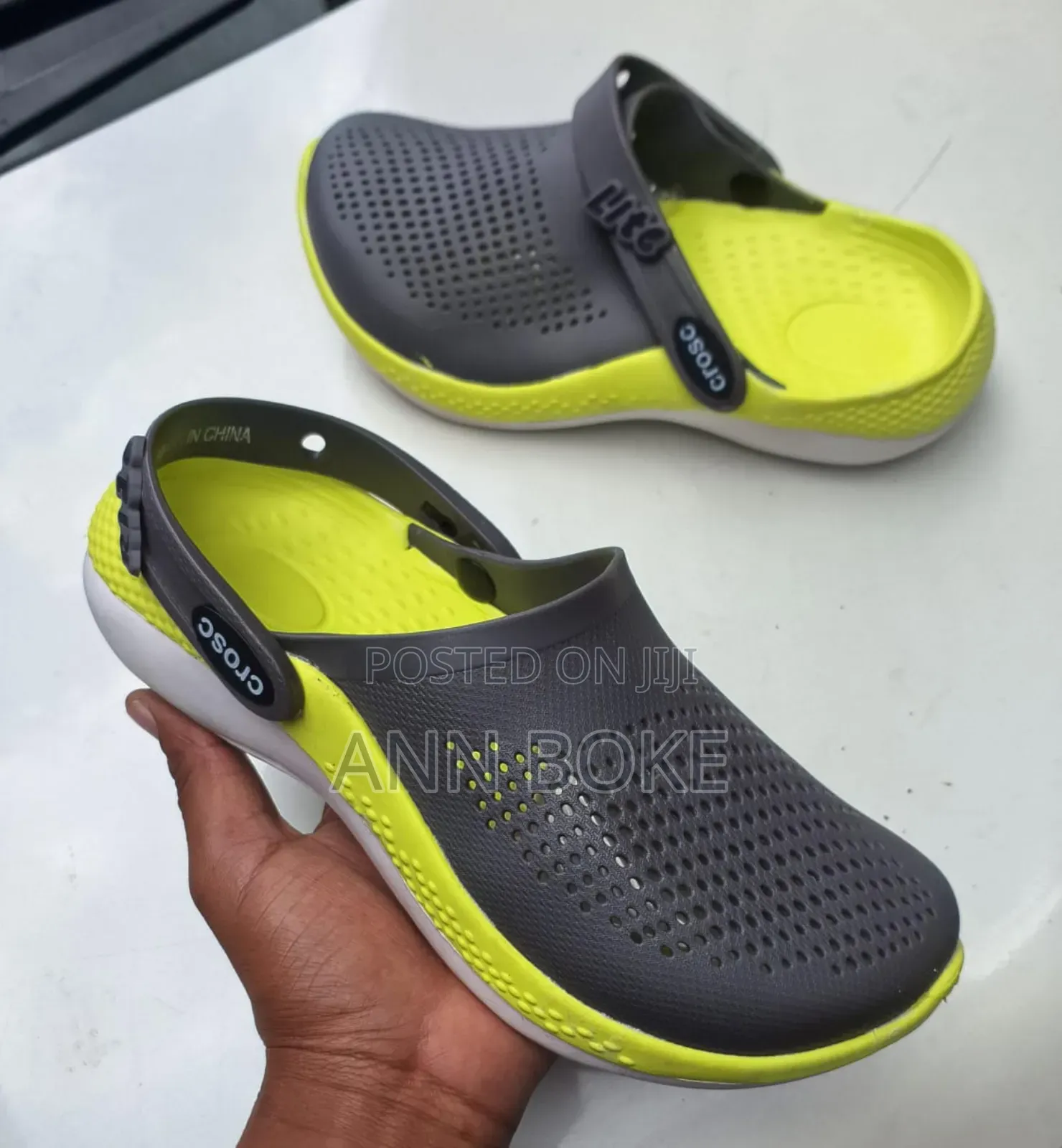 Ride Crocs
Size:40-45 (Small Fitting)
 at Ksh.2500