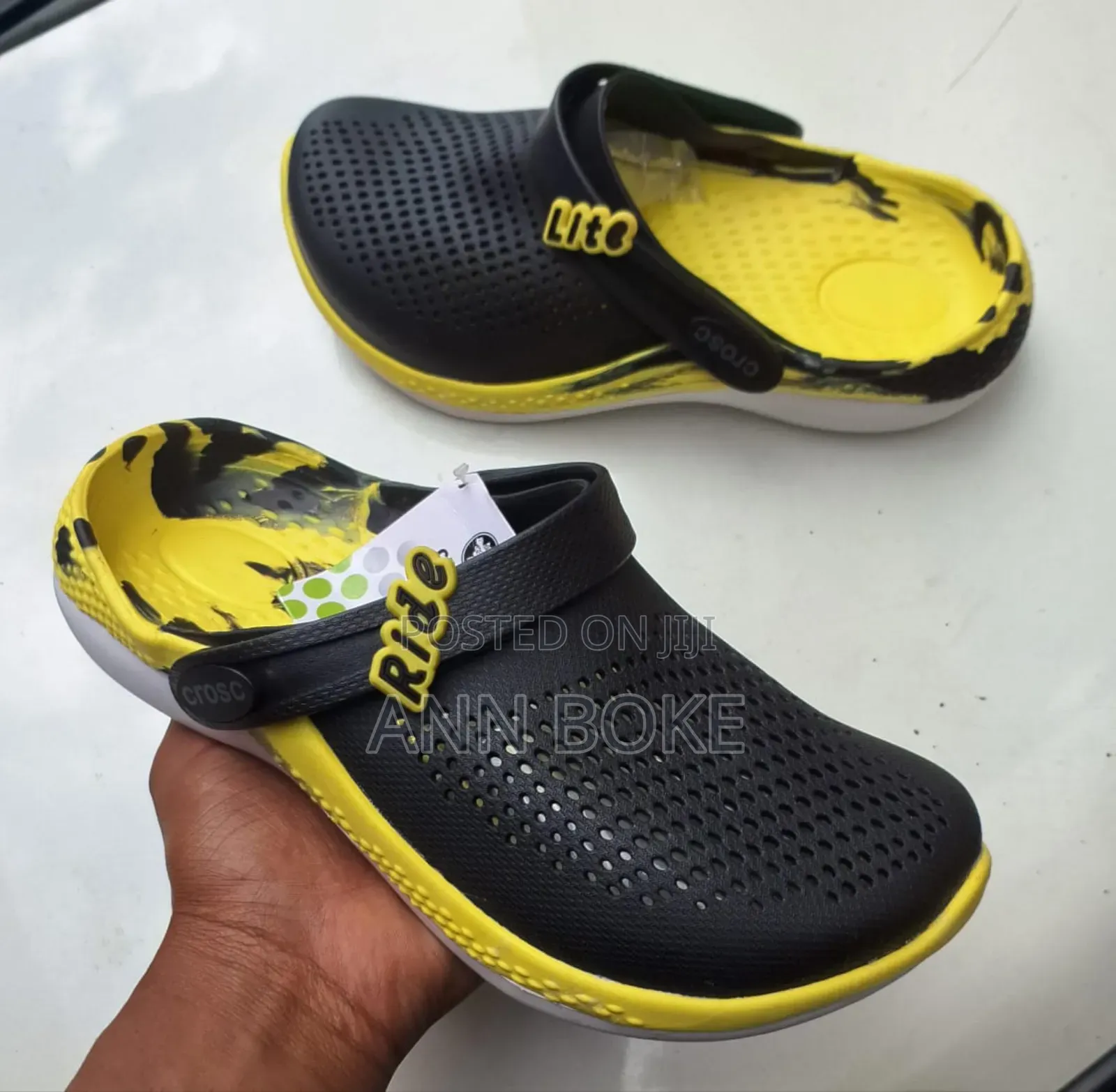 Ride Crocs
Size:40-45 (Small Fitting)
 at Ksh.2500