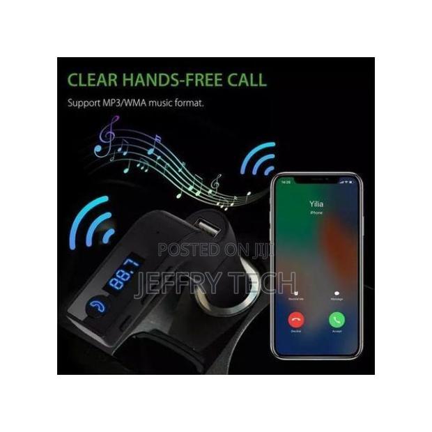 Car G7 Bluetooth Car Kit Mp3,Usb,Aux,Fm,Phone Charger - thumbnail 2