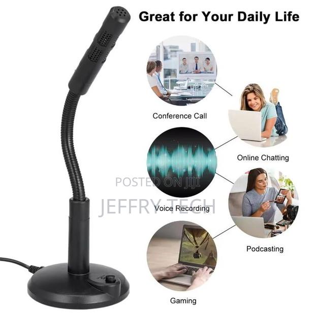 Omnidirectional Plug Play Usb Desktop Microphone