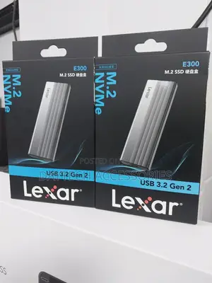 Lexar M.2 Nvme SSD Enclosure E300 10gbps, Type-C, Usb 3.2
