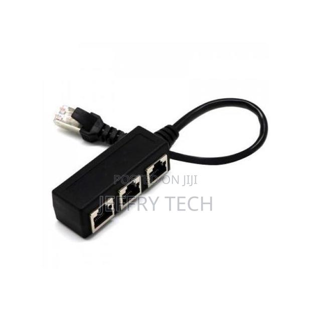 1 Male to 3 Female Port Ethernet Connector Splitter