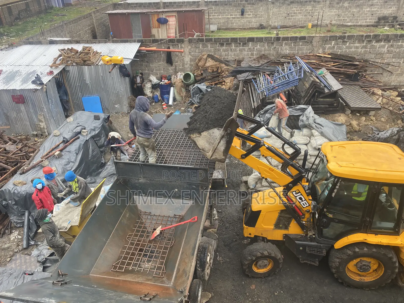 Concrete Pump With Mobile Batching Plant 40m3/H