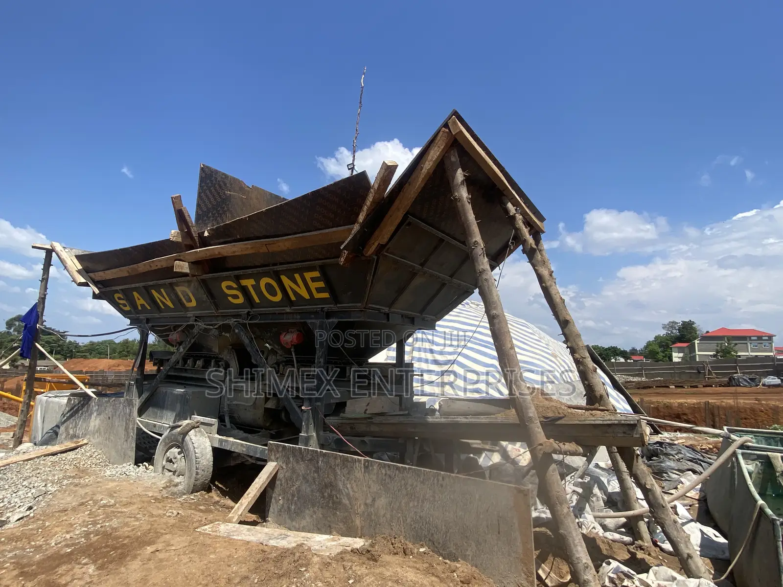 Concrete Pump With Mobile Batching Plant 40m3/H