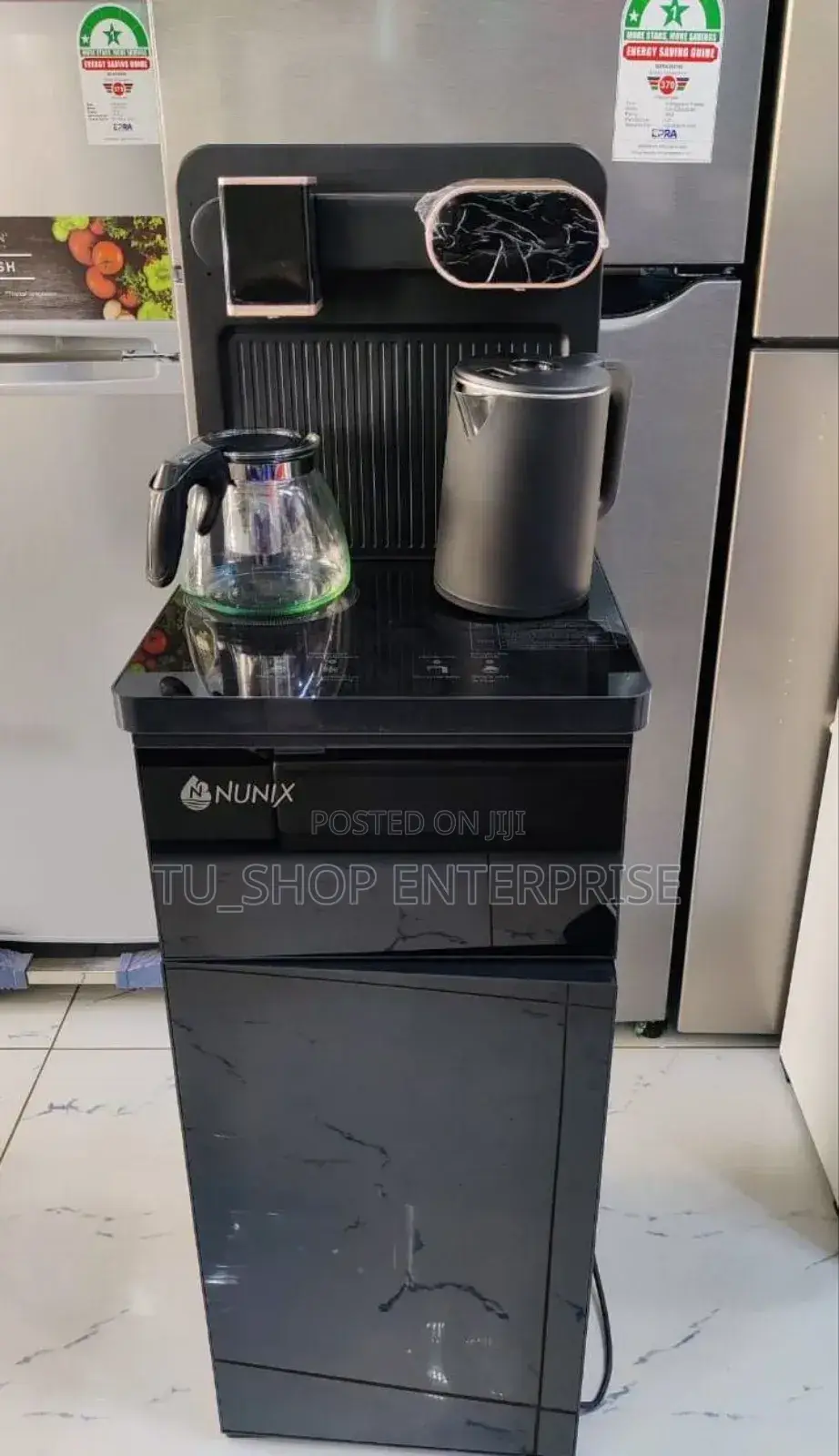 A1c Water Dispenser!! Black and Silver Nunix A1c Bottom