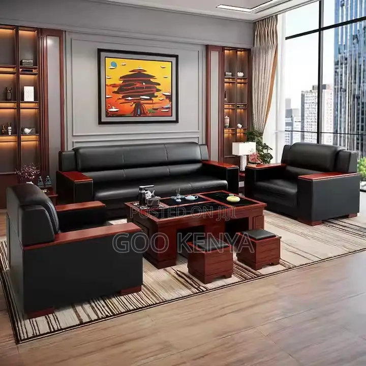 Office Sofa ; Executive Leather Sofa for Living Room