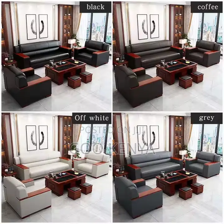 Office Sofa ; Executive Leather Sofa for Living Room