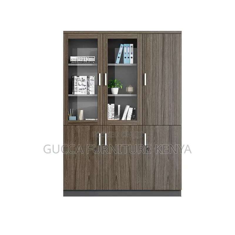 Cabinets:3-Door Executive Display Wooden Filling Cabinet