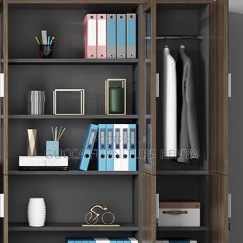 Cabinets:3-Door Executive Display Wooden Filling Cabinet