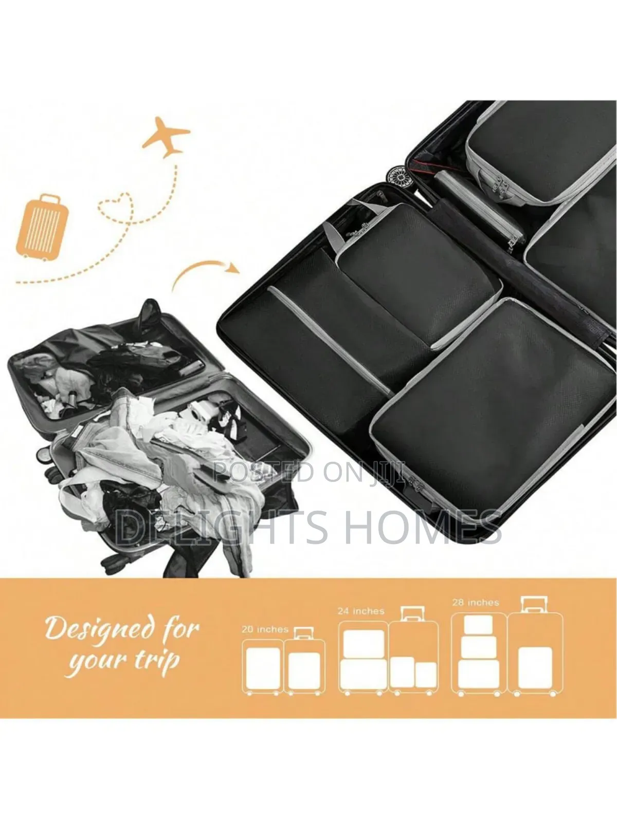 8pcs Compressible Packing Travel Storage Bag-Ca