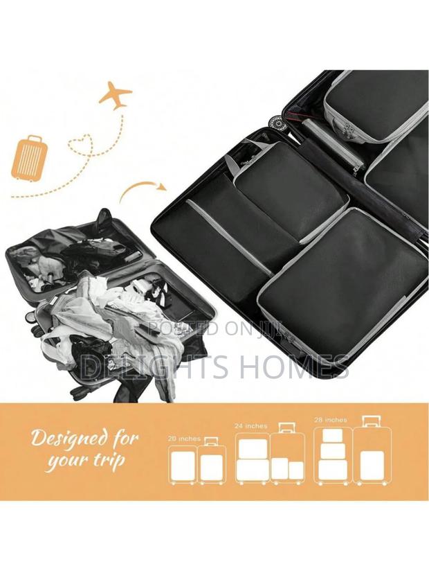 8pcs Compressible Packing Travel Storage Bag-Ca - thumbnail 3