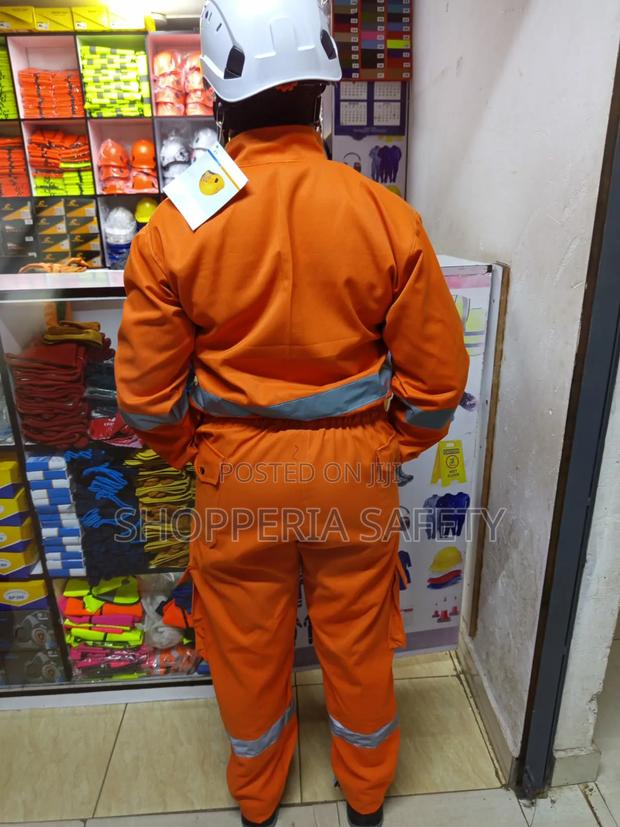 Orange Reflective Cargo Overall - thumbnail 2