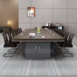 Office Tables ; 3 Meters Conference Table With Storage