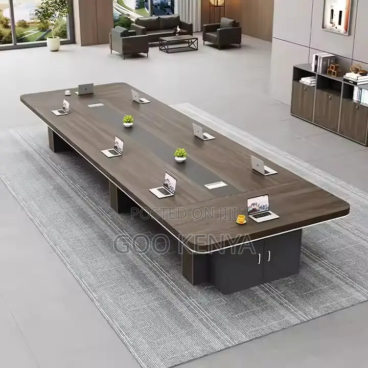 Office Tables ; 3 Meters Conference Table With Storage