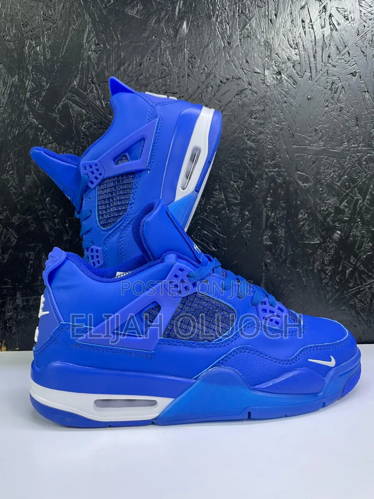 Blue Air Jordan 4 Nigel Sylvester "Brick by Brick