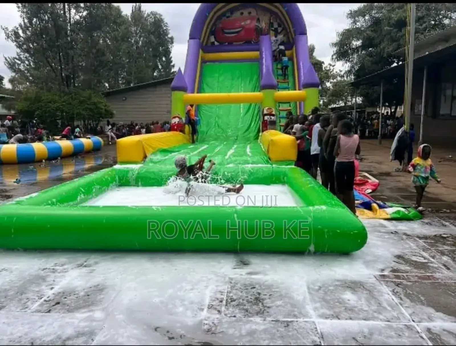Slide With a Pool