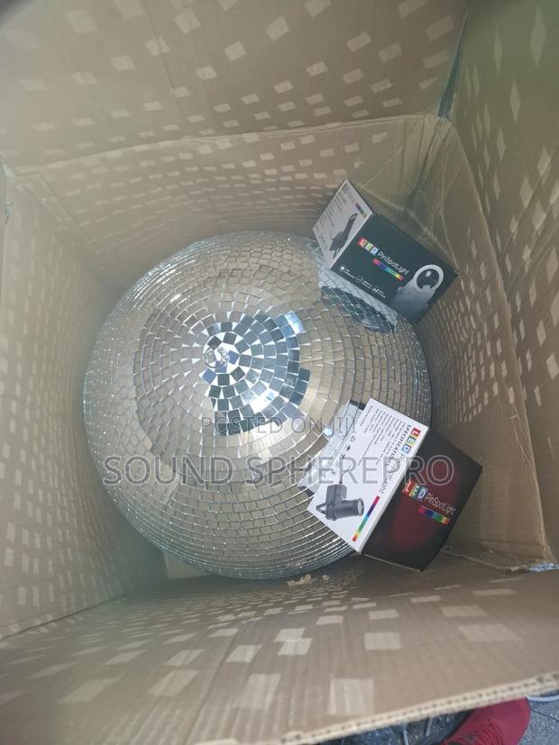 Mirror Ball 50cm Plus 2pcs Pinspot - main view