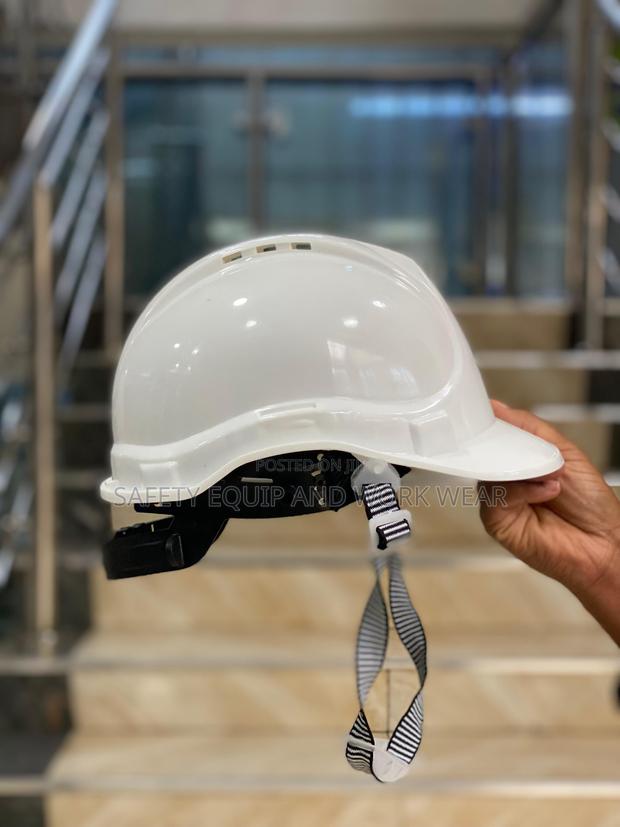 Heavy Duty Helmet In White . - main view