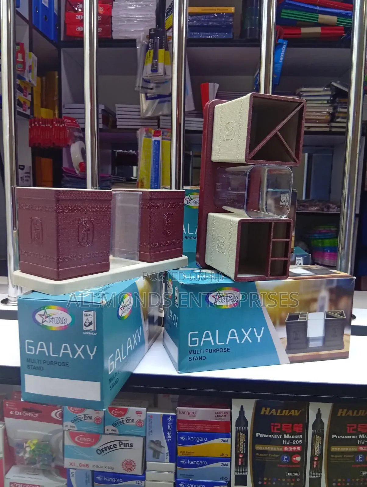 Pen Holder (Plastic)- Galaxy Multipurpose Stand