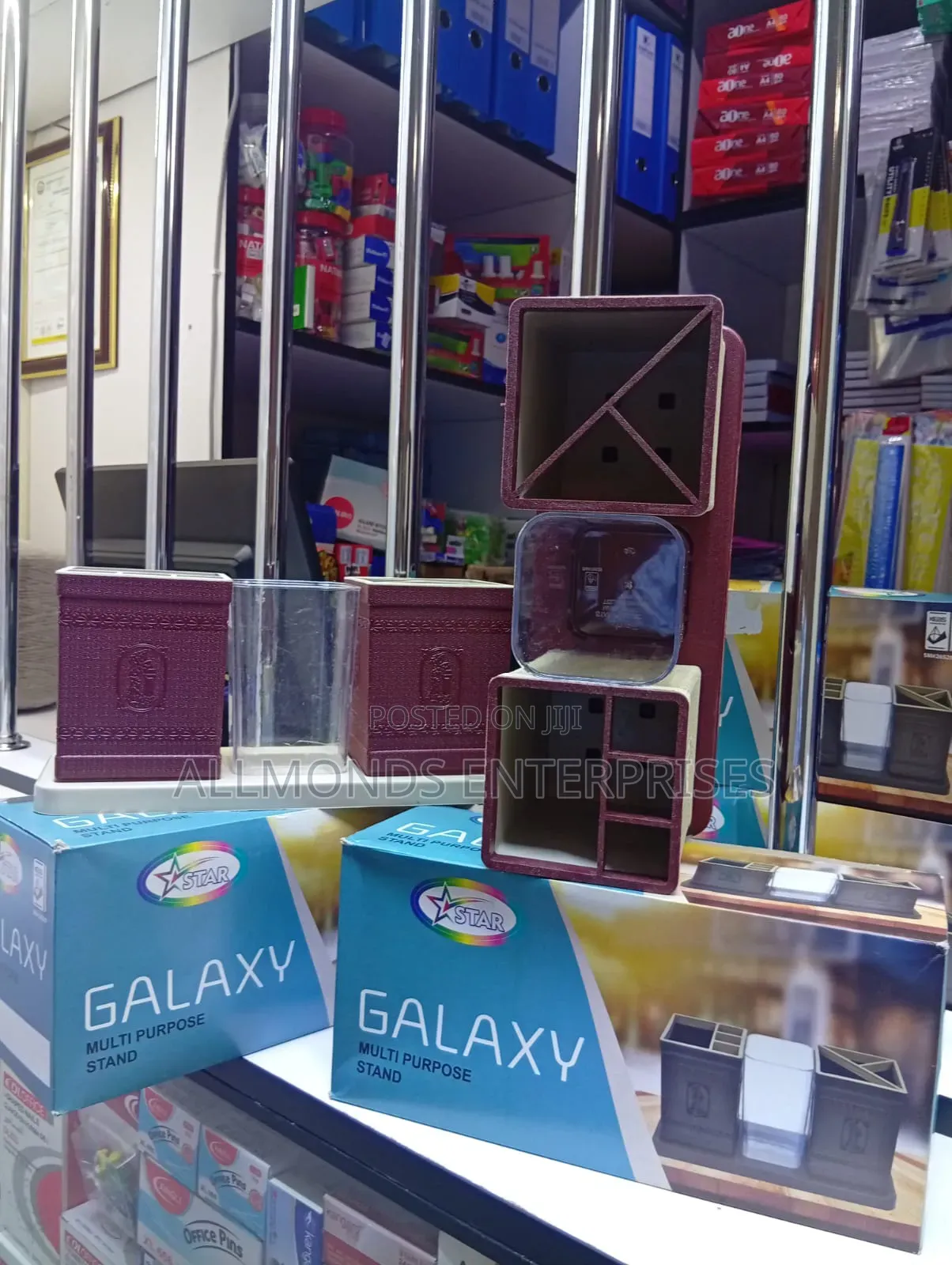 Pen Holder (Plastic)- Galaxy Multipurpose Stand