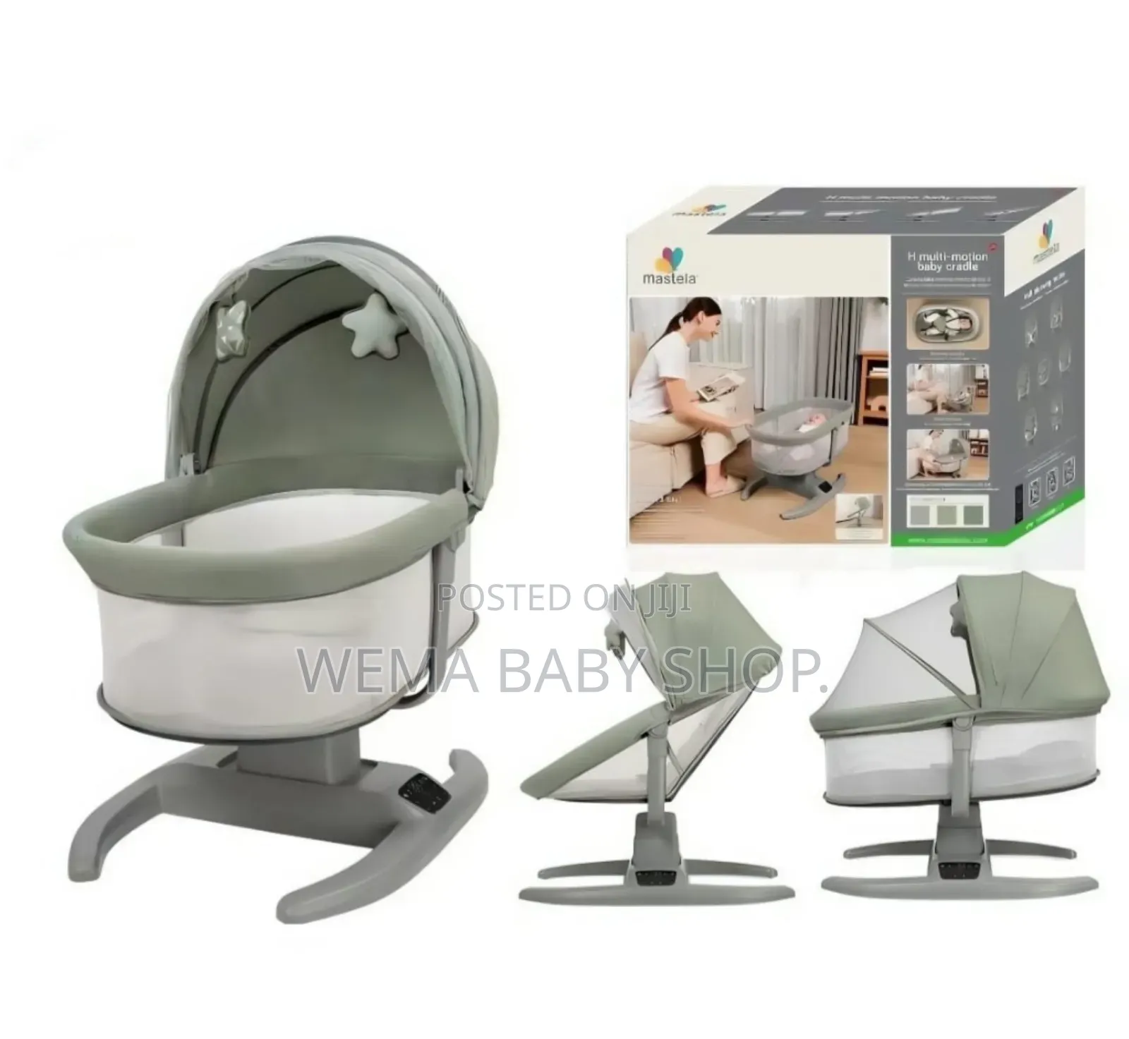 Mastela H Multi-Motion Electric Baby Cradle/Swing
