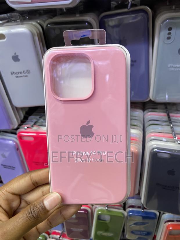 Aucan Liquid Silicone Case for iPhone 14 Pro Shockproof-Pink - main view