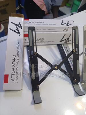 Foldable Black Laptop Bracket - thumbnail 2