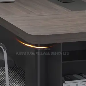 Office Table: Large Solid Wood Meeting Table – Seats 12-14