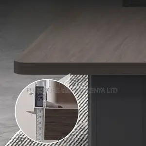 Office Table: Large Solid Wood Meeting Table – Seats 12-14