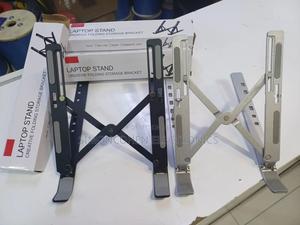 Silver/Aluminium Laptop Stand - main view