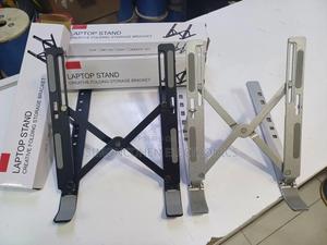 Folding Black Laptop Bracket - main view