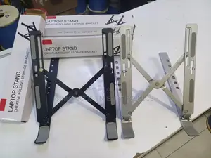 Folding Black Laptop Bracket