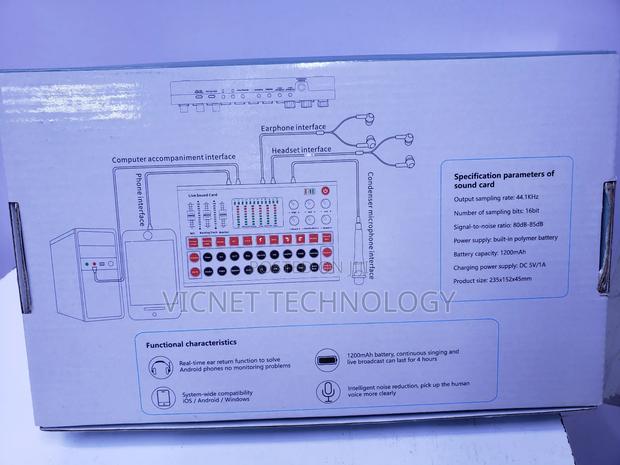 3 Mics Inputs External Sound Card - thumbnail 2
